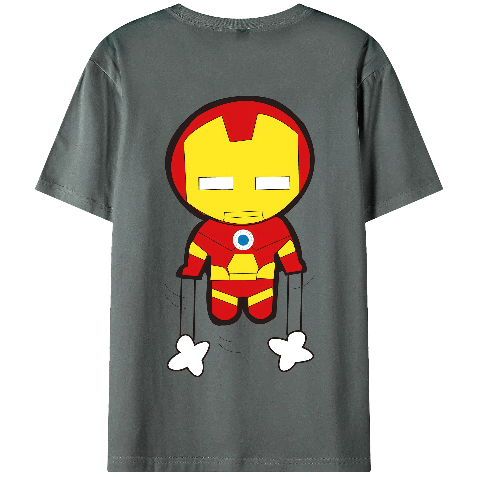 （画像用） アベンジャーズ The Avengers 綿100％半袖Tシャツ（背面プリント）